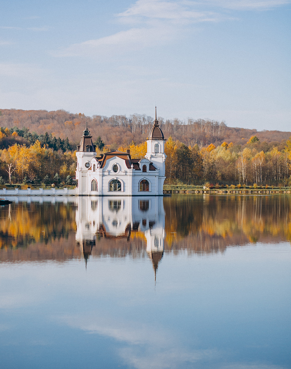 Castle lake view